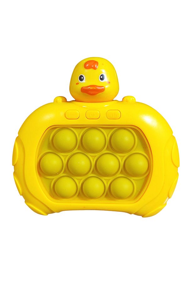 Popit Makinesi Işıklı Oyun Fast Push Pilli Fidget Kabarcık - Küçük Ördek - 2