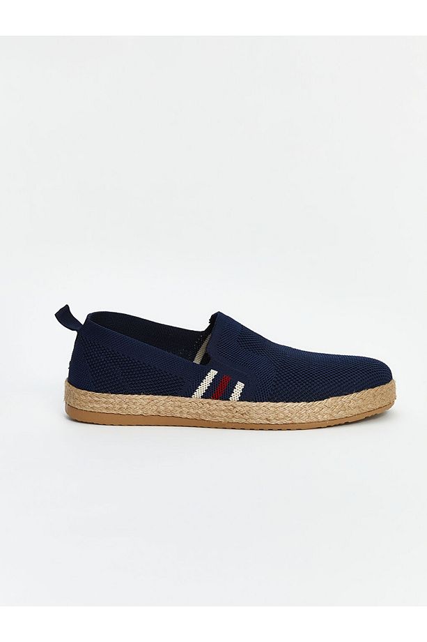 Rahat ve Ergonomik Taban Hasır Detaylı Erkek Espadril - 3