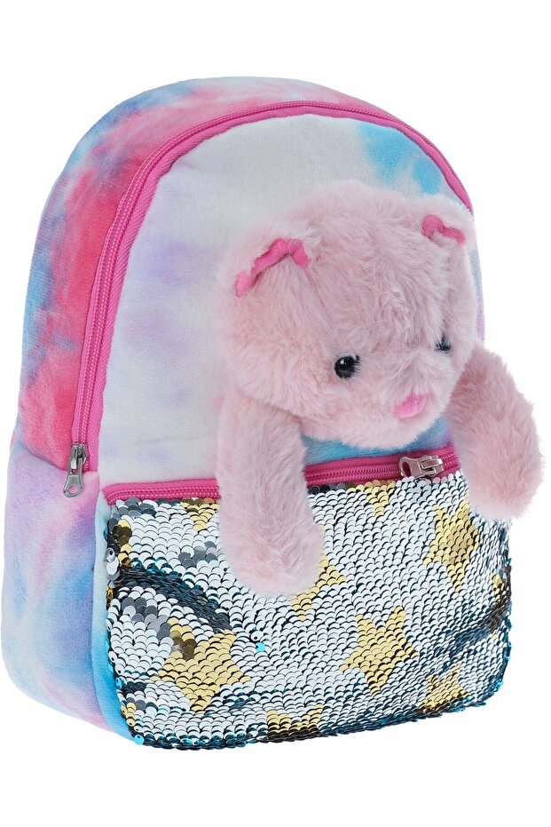 حقيبة ظهر لمرحلة ما قبل المدرسة، دمية دب - 1