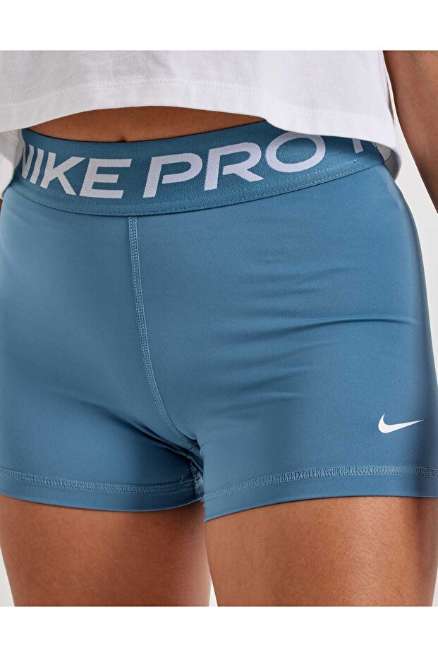 Pro 3 Dri-Fit Training Shorts Mavi Kadın Şort - 8