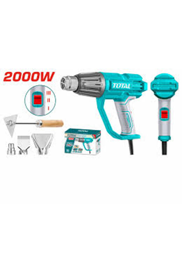 سيشوار حراري 2000w مع 5 قطع اكسسوارات سرعات توتال Tb20078
