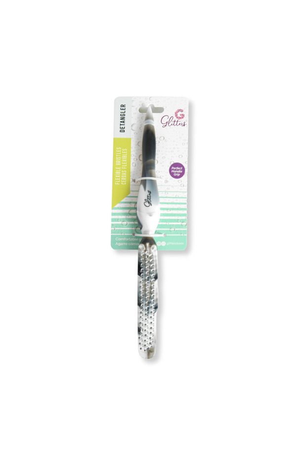 Teasing Comb, Marble Design for Men and Women, Soft Handle, Black