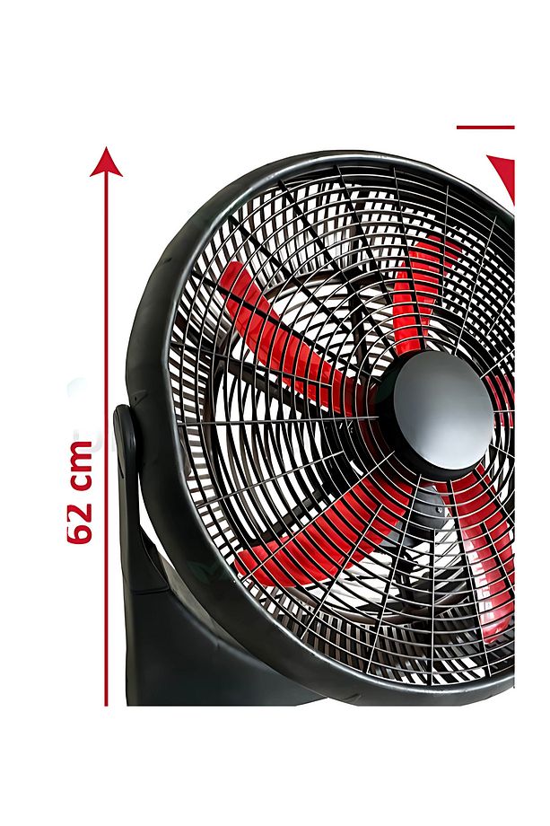 22 inç 55cm Metal Masa Altı & Duvar Tipi Vantilatör 3 Kademe 5 Kanat Sessiz İç Mekan Fan vantilatör - 2