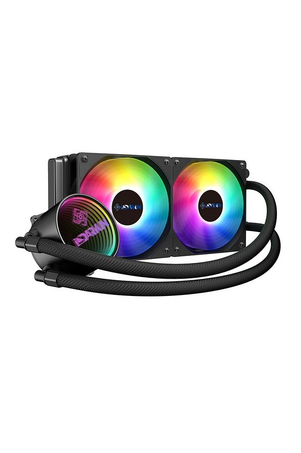Cix 240mm Argb Sıvı Soğutma 2x12cm Fan Amd*intel Uyumlu Yüksek Performanslı Işlemci Soğutucusu - 4