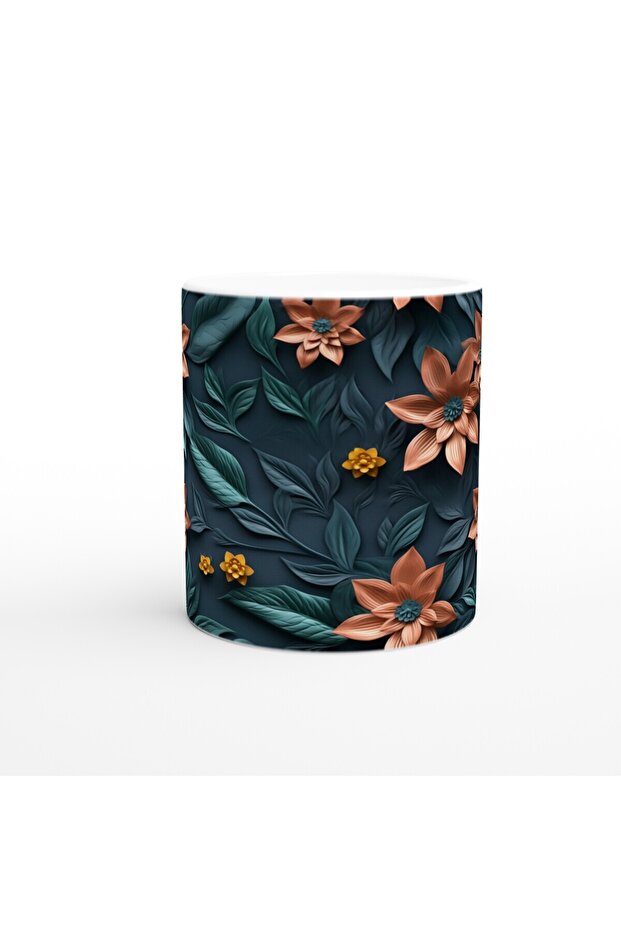 كوب منقوش على شكل زهرة الحديقة الليلية - 2