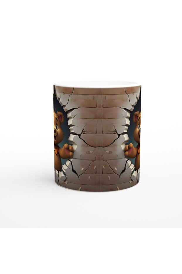 Cute Bear Printed Mug Cup - 2
