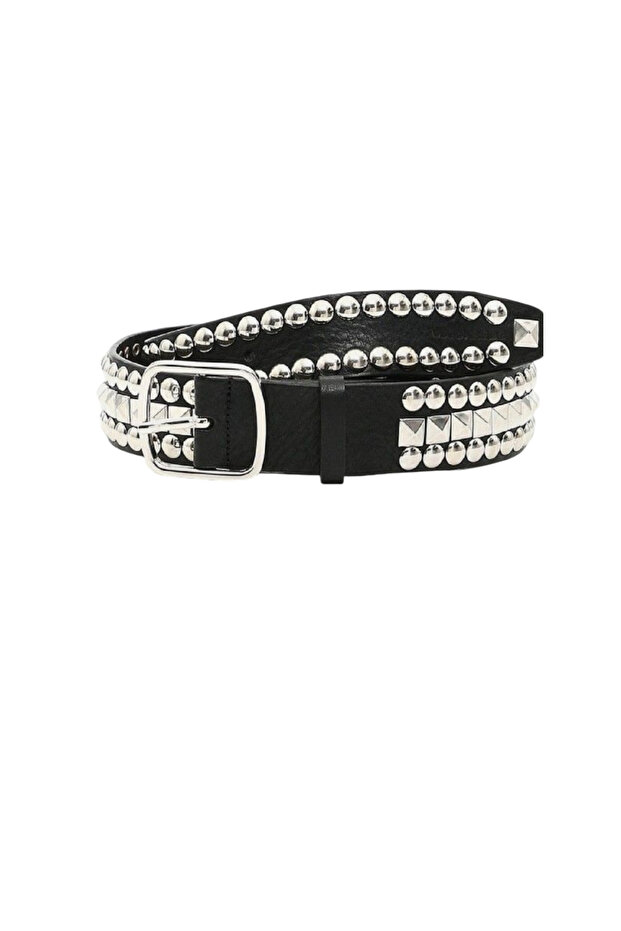 gothic punk metallica style studded belt
