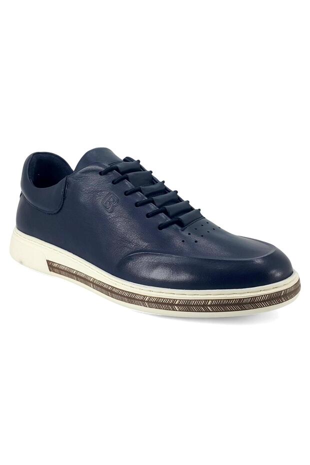 1047 25Ya Men's Casual Shoes Navy Blue