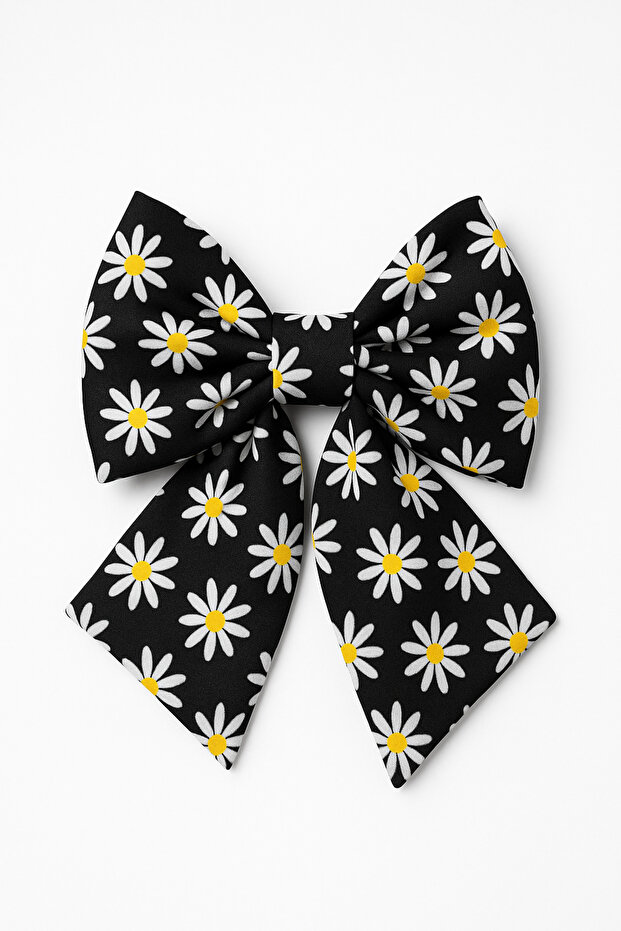 مشبك فيونكة ملون بنمط ديزي - 1