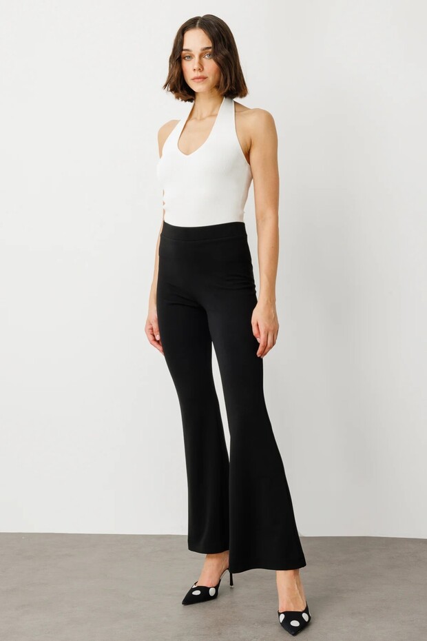 Fitilli İspanyol Paça Pantolon 54166-25 - 2