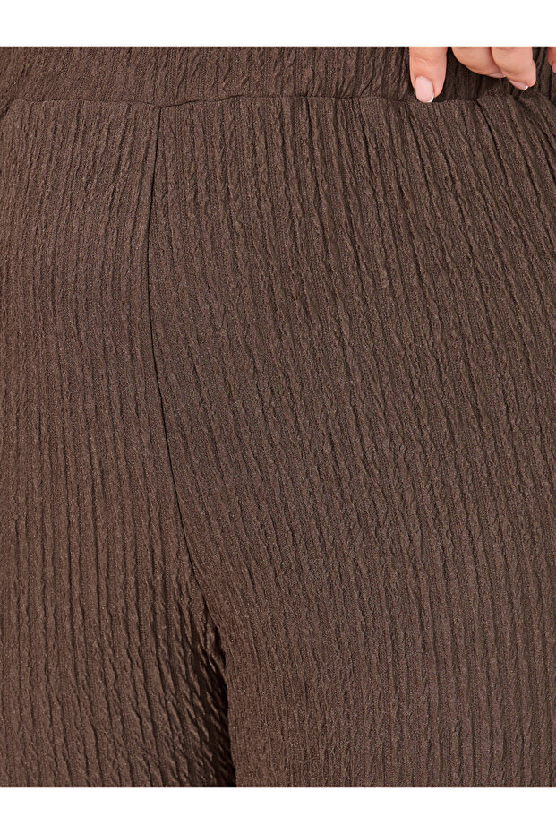 بنطلون سادة عادي بمقاس كبير - 3