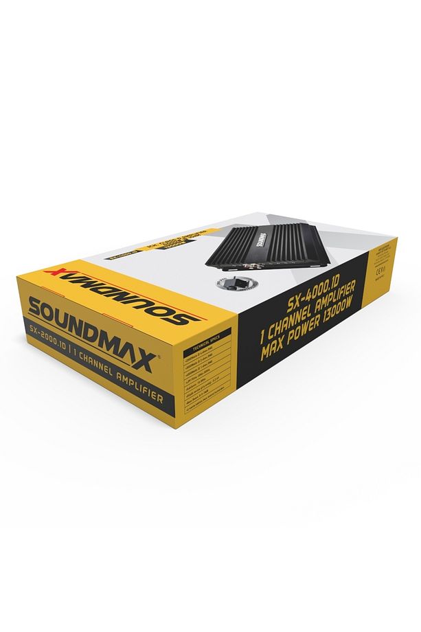 SX-4000.1D-1 OHM 4000W RMS-PROFESYONEL-BAS KUMANDALI-MONO ANFİ - 2