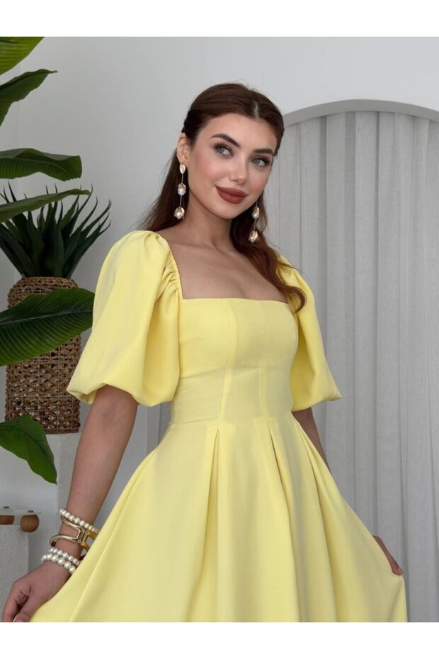 Jama Midi Boy Elbise - 3