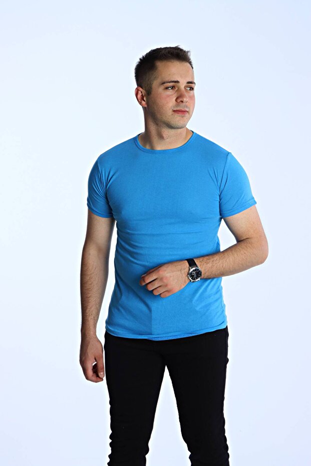 Eko Slimfit Basic T-Shirt Turquoise