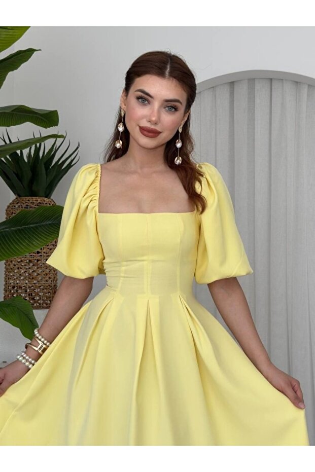 Jama Midi Boy Elbise - 5