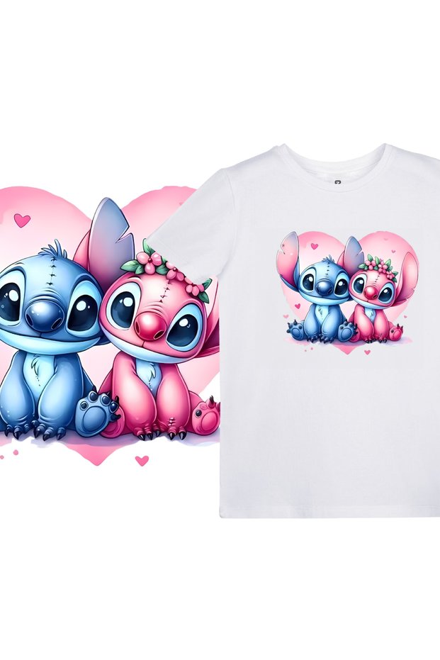 Stitch Character Design Printed Children's T-Shirt
