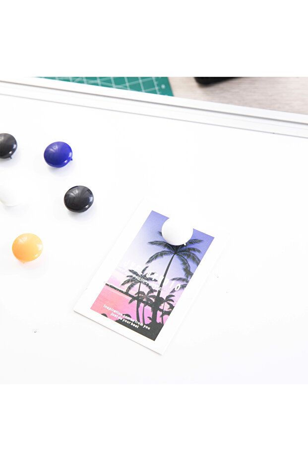 Deli E7824 Magnetic Button Ø20mm - 12pcs - ideal for organizing on whiteboards or refrigerators - 5