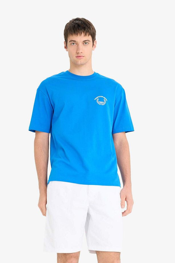 %100 Pamuk Regular Fit Bermuda Şort E1231AX25SM - 5