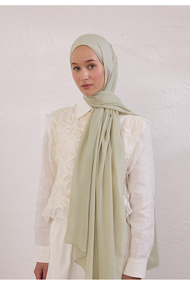 SOFT VİSKON ŞAL SOFT YEŞİL - 1
