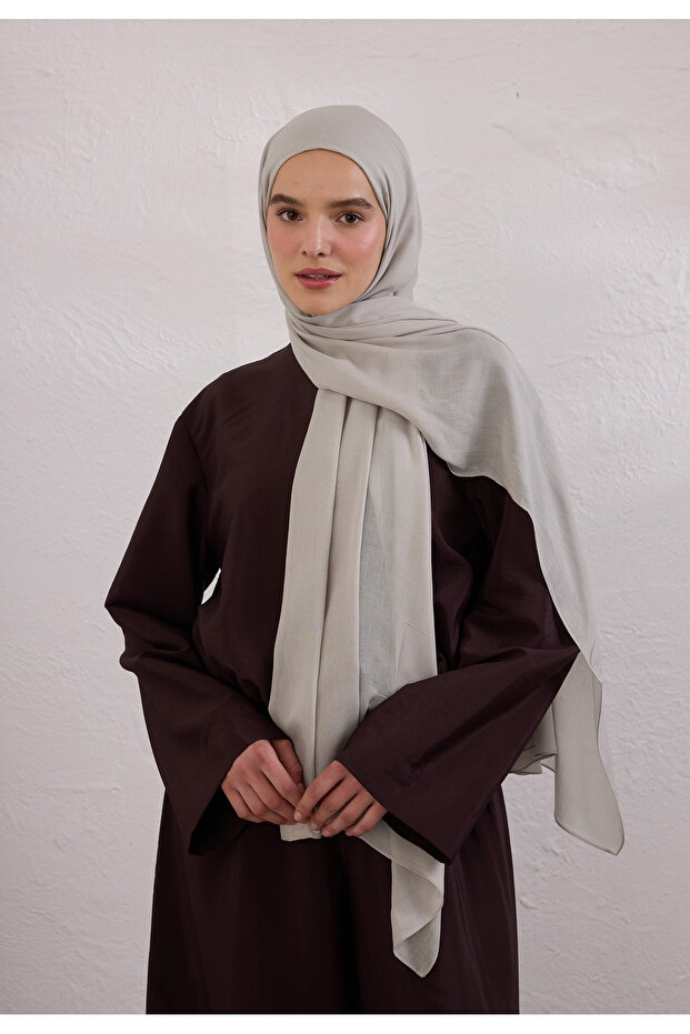 SOFT VİSKON ŞAL GÜMÜŞ - 1
