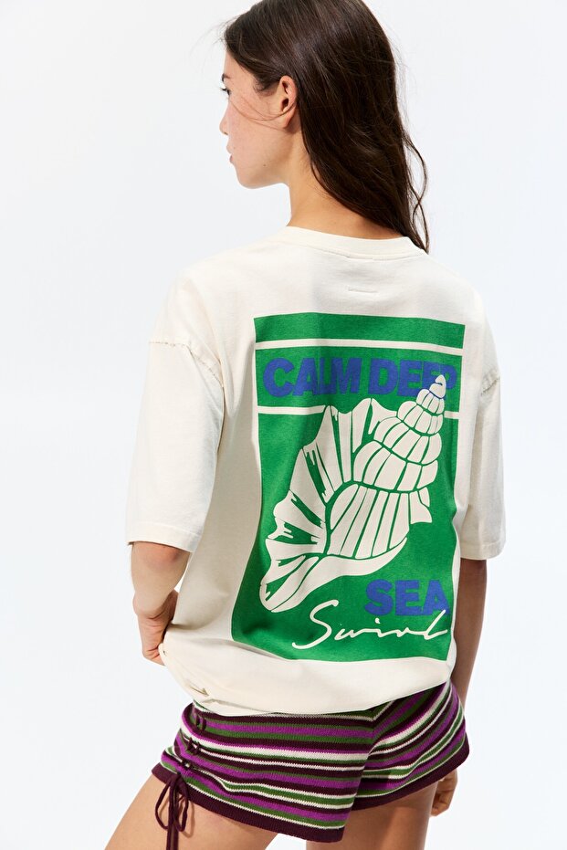 Deniz kabuğu tişört - 5