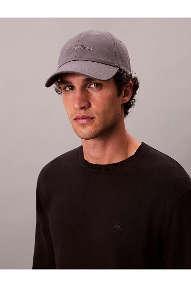 LOGO EMBROIDERY BASEBALL CAP - 1