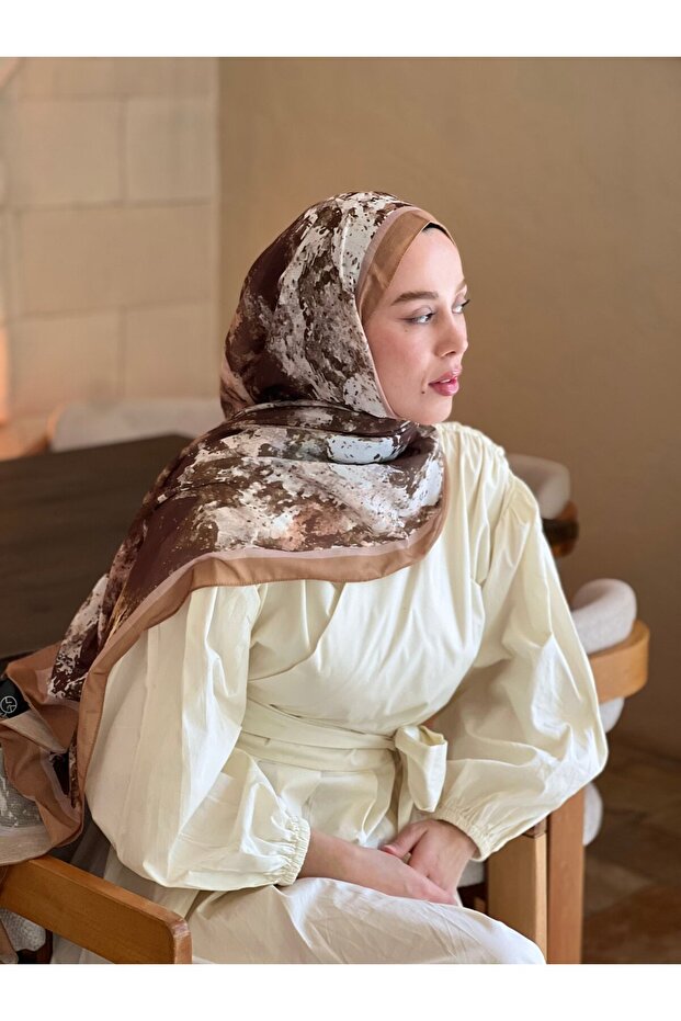 شال لينا بنمط إزجير - 1