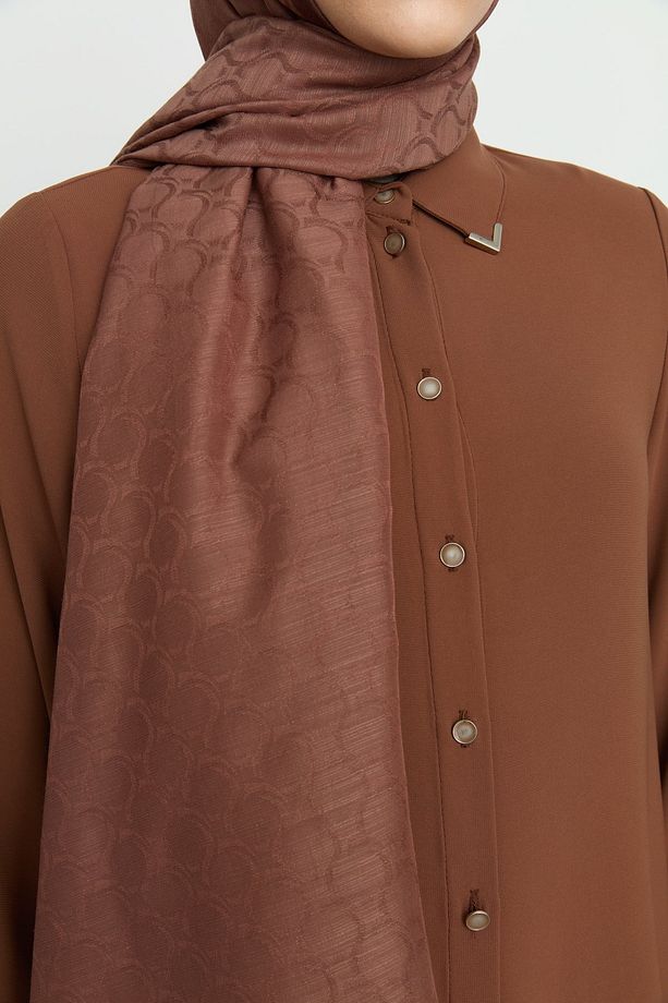 Gömlek Yaka Basic Tunik Taba - 3