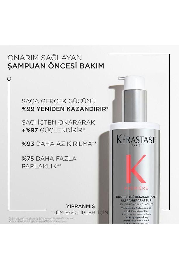 Premiere Biriken Kalsiyum Önleyici Yıpranmış Saçlar İçin Onarıcı Şampuan Öncesi 250ml - 4