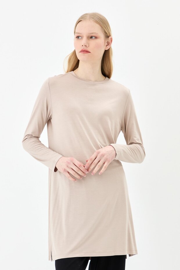 Basic Penye Tunik Taş - 4