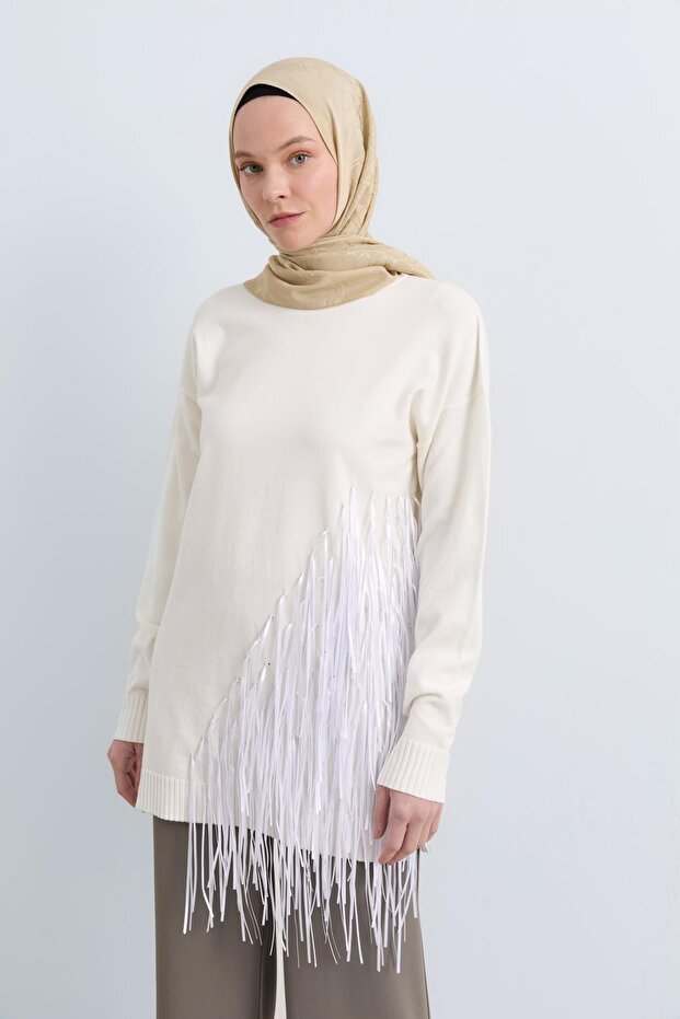 Rope Basic Triko Kazak Ekru - 1