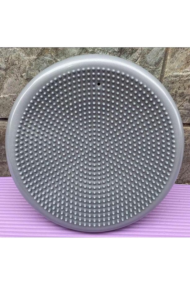 Denge Diski Balance Trainer Denge Topu Pilates Balans Disk Gri - 3