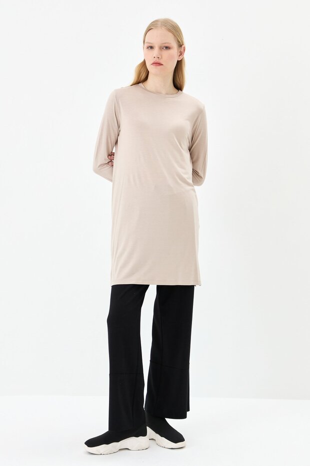 Basic Penye Tunik Taş - 5