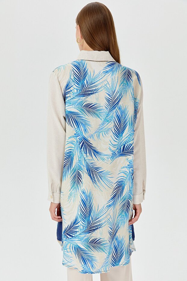 Rahat Kalıp Tunik Mavi - 6