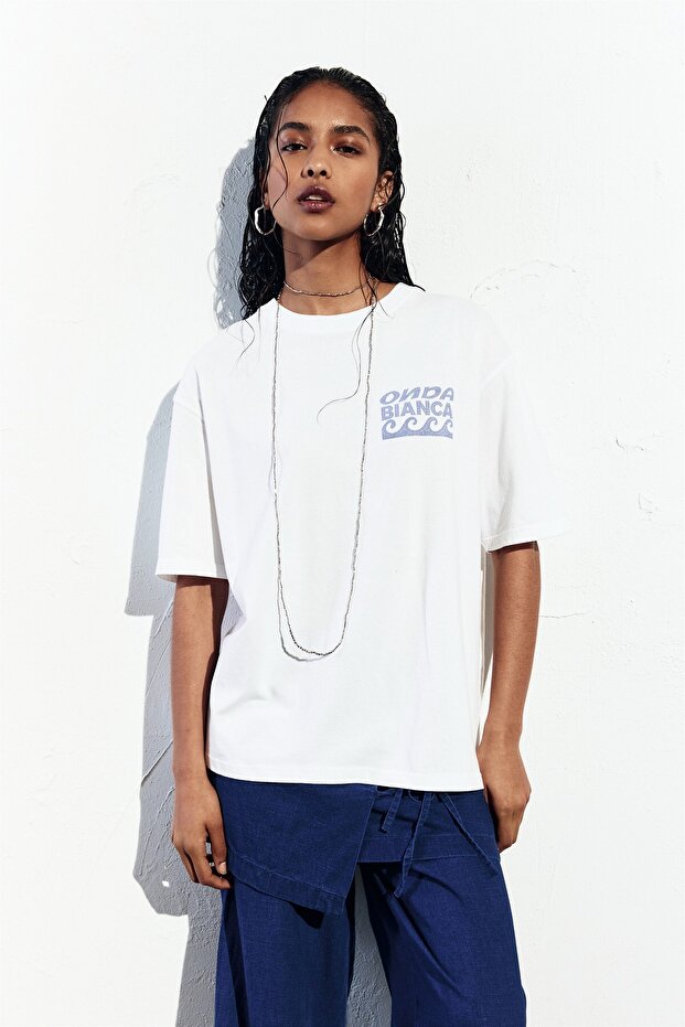 Dalgalar ve yunuslar tişört - 2