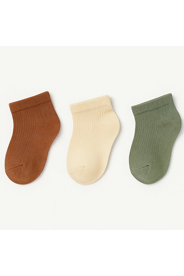 3-Pack of Baby Cotton Short Socks