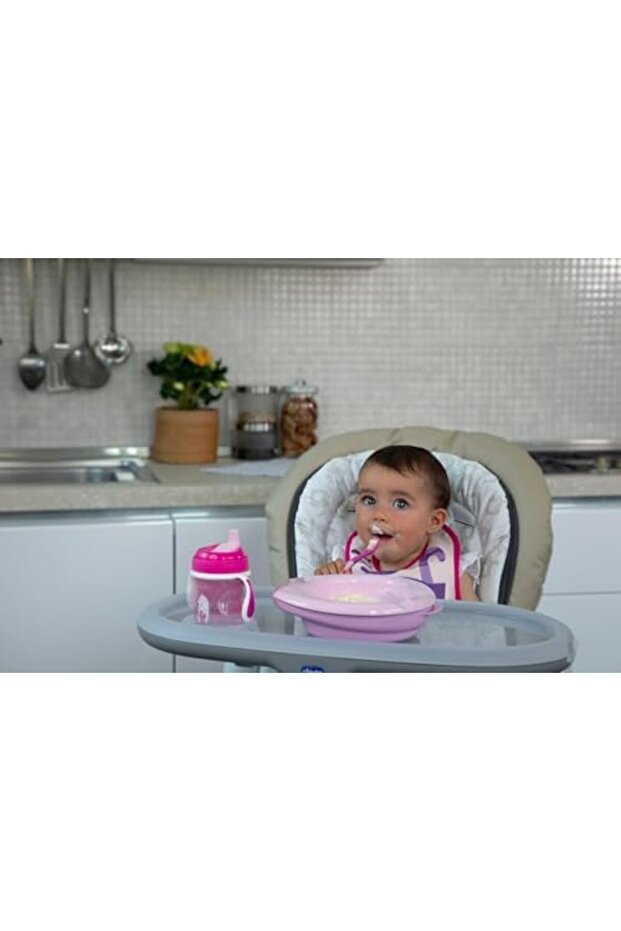 الملعقة الأولى 8 أشهر+، وردي - 6