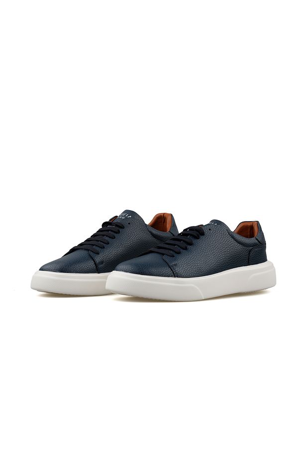 Tommy Erkek Deri Sneaker Ayakkabı - 3
