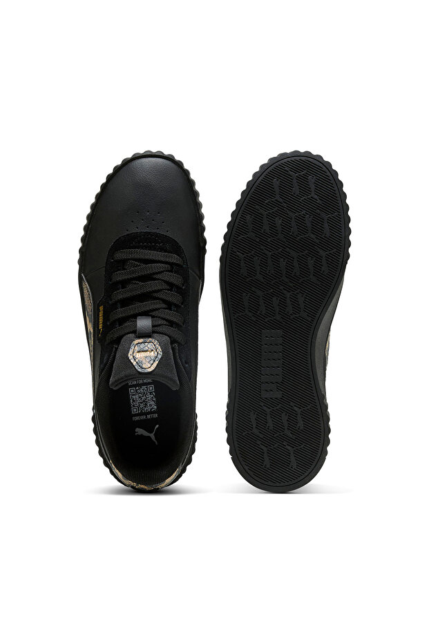 Carina 3.0 Snake Chic Kadın Siyah Sneaker Ayakkabı 40072302 - 2