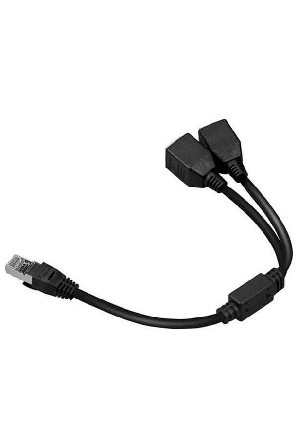 Powermaster PM-25434 Erkek RJ45 TO 2X Dişi Ethernet Çoklayıcı Splitter Dağıtıcı - 2