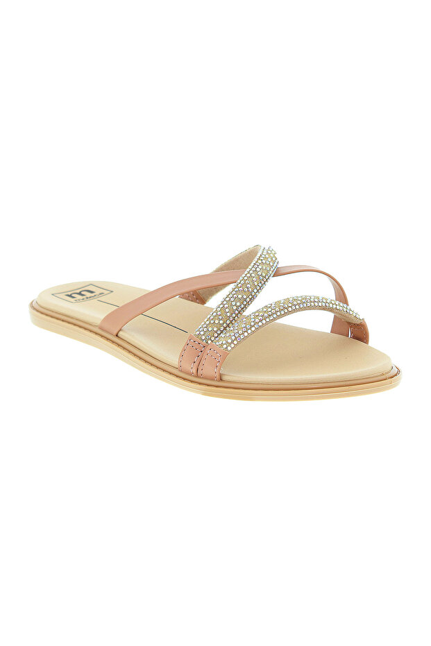 Ladies Flat Sandals Nude | Made In Brazil