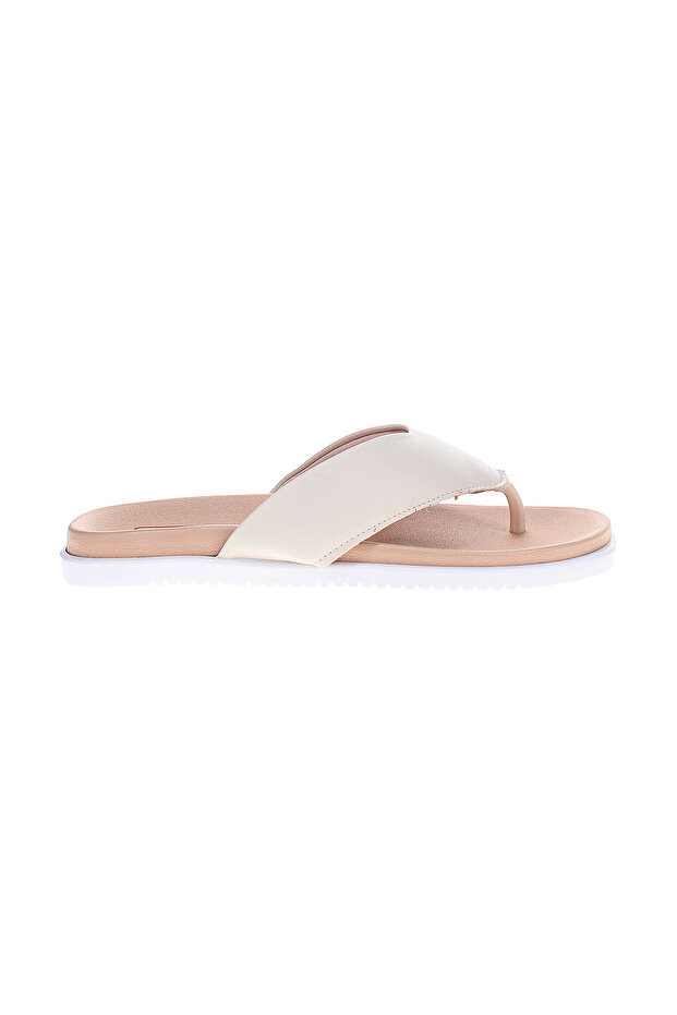 Ladies Flat Sandals Off White | Made In Brazil - 2