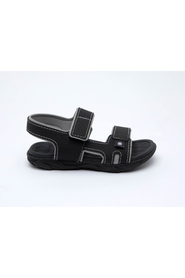 Infant Boys Sandals With Back Strap Black | Made In Brazil