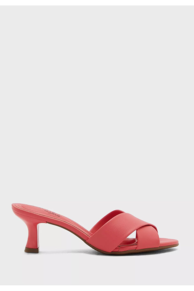 Ladies Mid Heel Sandals Pink | Made In Brazil