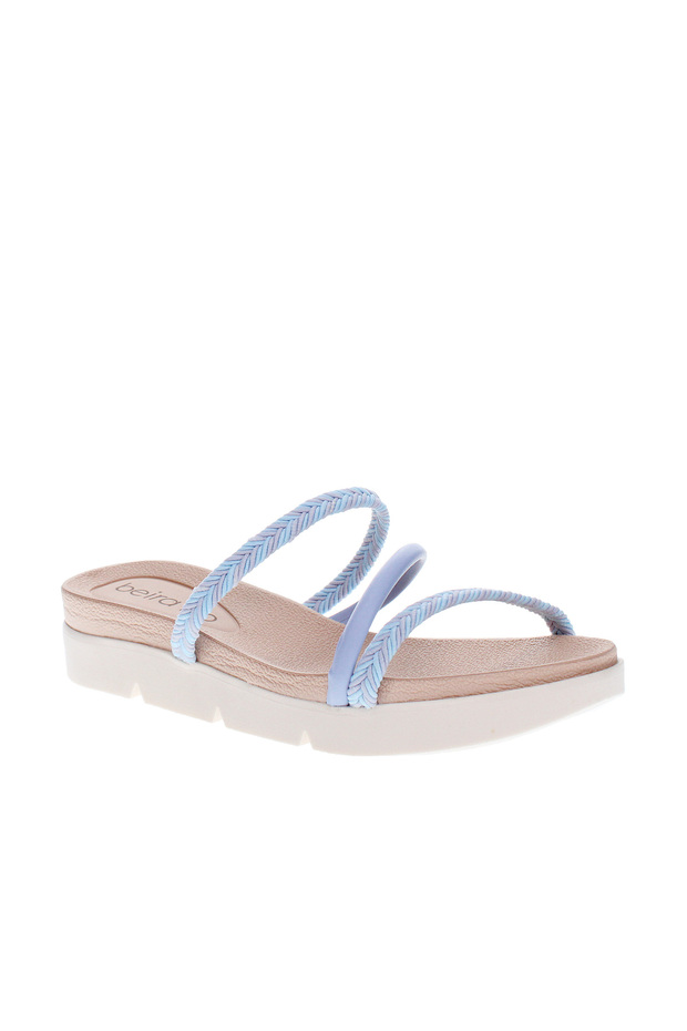 Ladies Flat Sandals Jeans | Made In Brazil