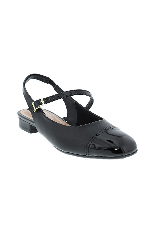 Ladies Low Heel Sandals Black | Made In Brazil