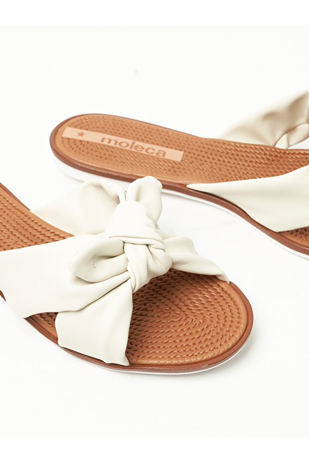 Ladies Flat Sandals Off White | Made In Brazil - 4