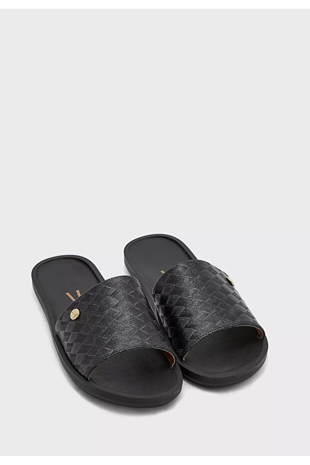 Vizzano Ladies Flat Sandals Black | Made In Brazil