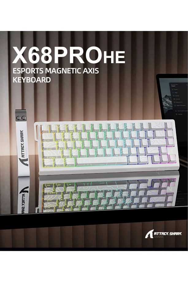 X68PRO HE Wireless Kablosuz Rapid Trigger Snap Tap Hall Efect Keyboard Magnetic Switch - 3