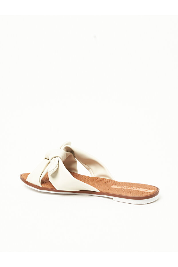 Ladies Flat Sandals Off White | Made In Brazil - 3